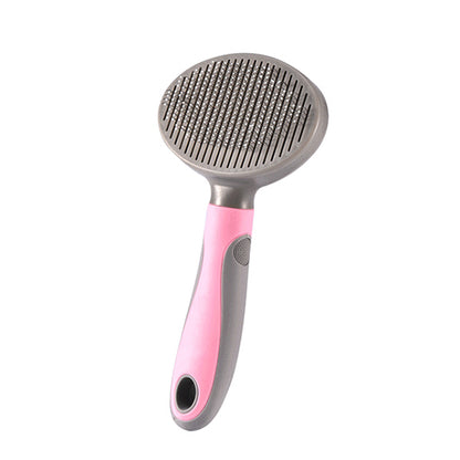 Self-Cleaning Pet Grooming Brush for Dogs and Cats