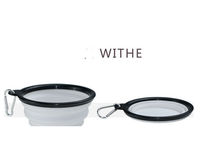Collapsible Pet Travel Bowl with Clip