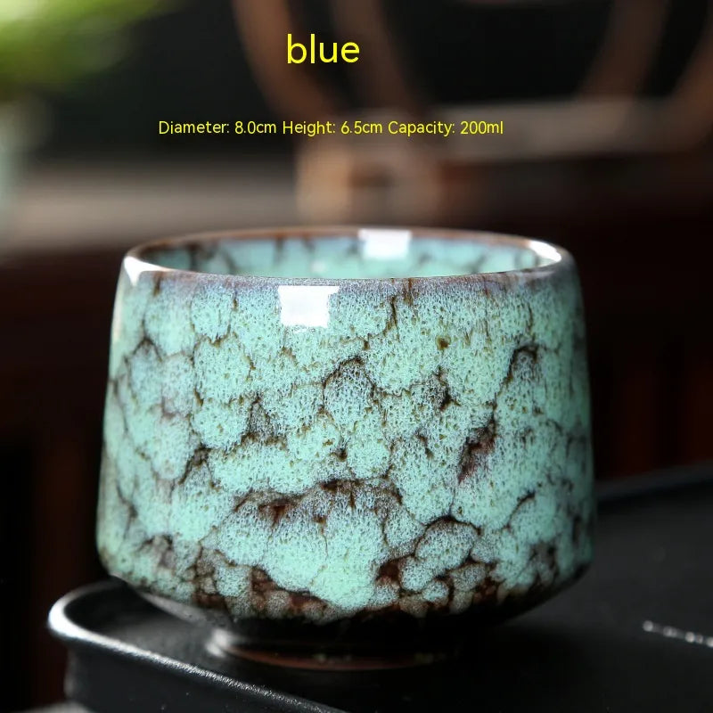 Retro Japanese Stoneware Ceramic Cup