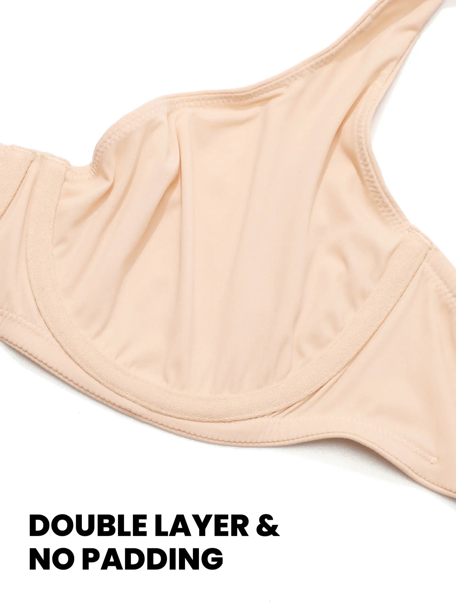 Elevate Your Style with the Unlined Balconette Bra - No Padding, Underwired, and Perfect for Low-Cut Tops!