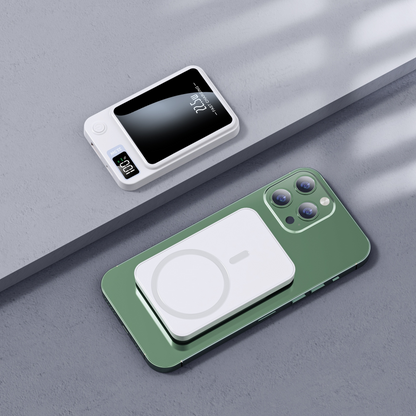Magnetic Wireless Power Bank with Digital Display