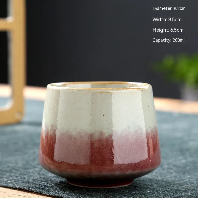 Retro Japanese Stoneware Ceramic Cup