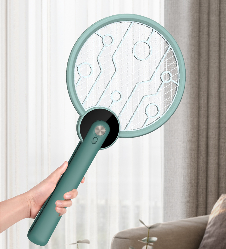 2-in-1 Foldable Rechargeable Electric Mosquito Swatter