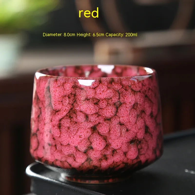 Retro Japanese Stoneware Ceramic Cup