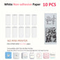 Compact Inkless Thermal Mini Sticker Printer - Bluetooth Pocket Printer for Photos and Memos