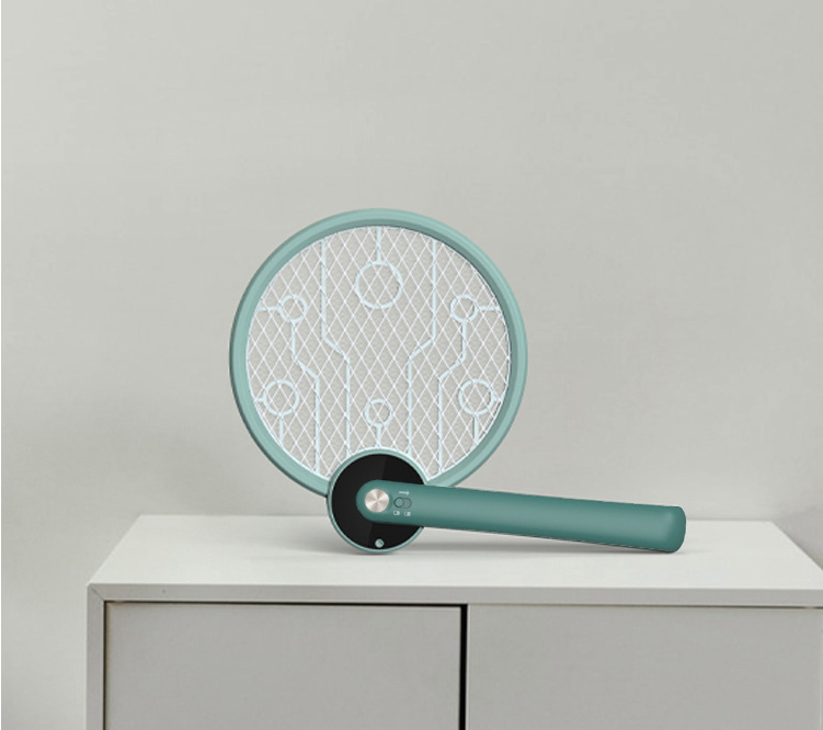 2-in-1 Foldable Rechargeable Electric Mosquito Swatter