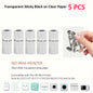 Compact Inkless Thermal Mini Sticker Printer - Bluetooth Pocket Printer for Photos and Memos