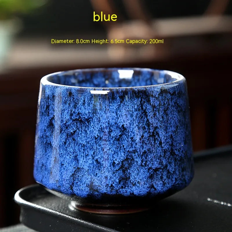 Retro Japanese Stoneware Ceramic Cup