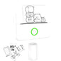 Compact Inkless Thermal Mini Sticker Printer - Bluetooth Pocket Printer for Photos and Memos