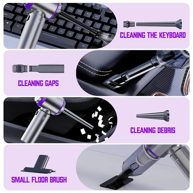 Cordless Car Vacuum Cleaner with Brushless Motor