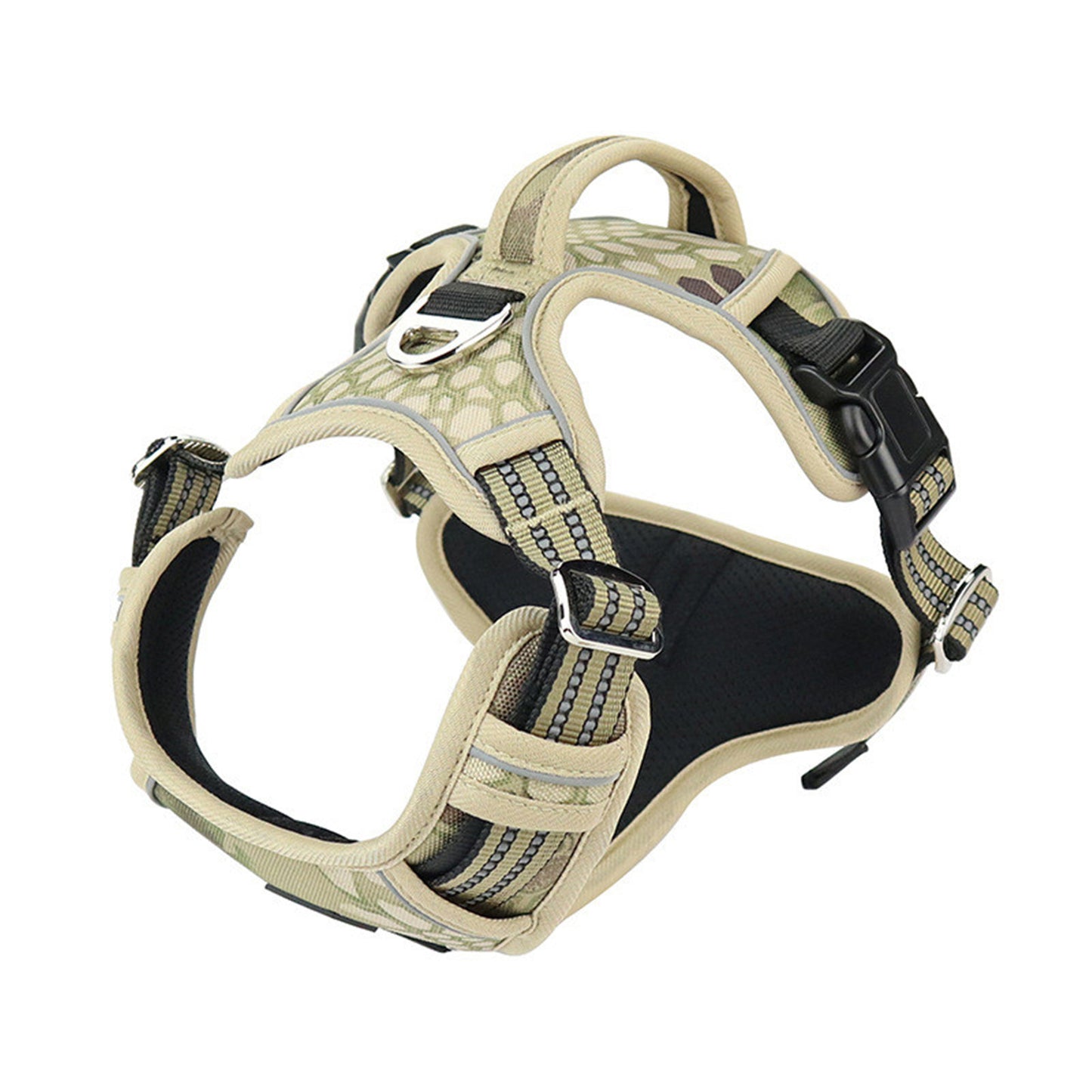 Reflective Adjustable Dog Harness with Control Handle