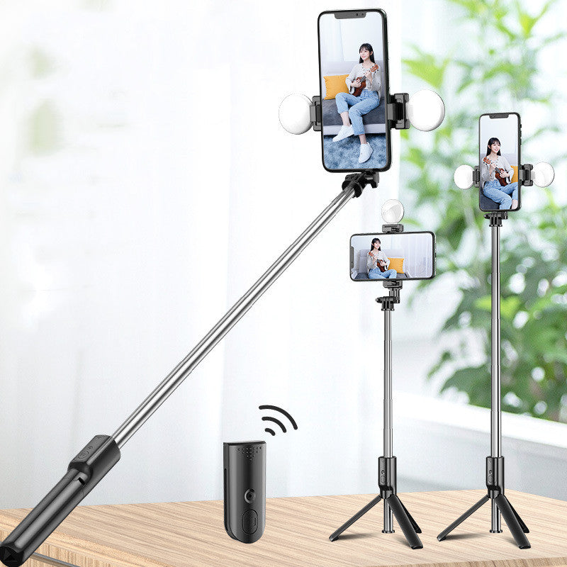 Bluetooth Selfie Stick with Dual Light & Tripod