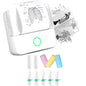Compact Inkless Thermal Mini Sticker Printer - Bluetooth Pocket Printer for Photos and Memos