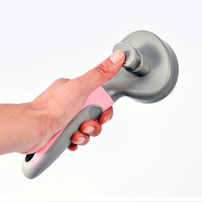 Self-Cleaning Pet Grooming Brush for Dogs and Cats