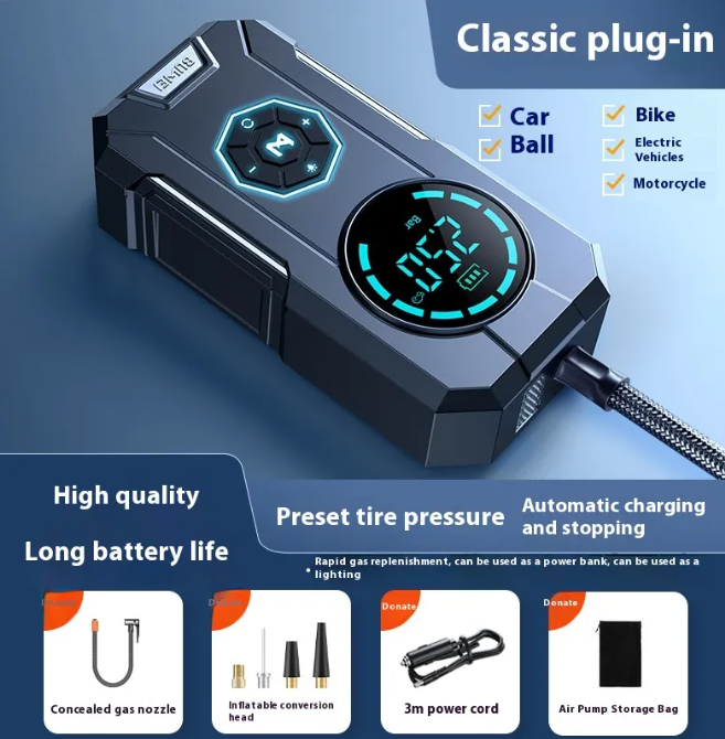 Portable Digital Tire Inflator for Cars