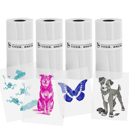 Compact Inkless Thermal Mini Sticker Printer - Bluetooth Pocket Printer for Photos and Memos