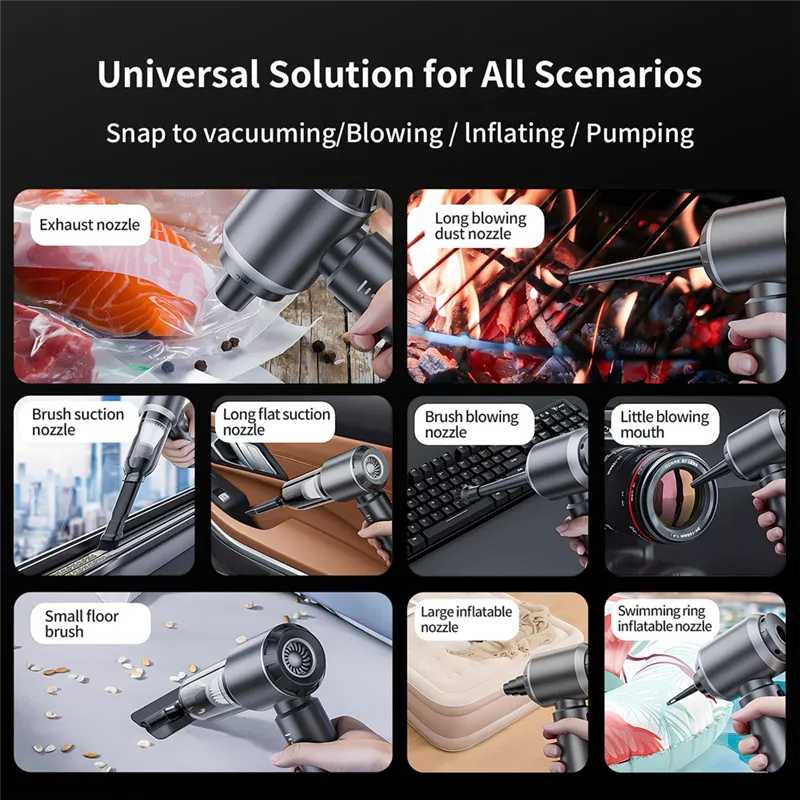 Cordless Car Vacuum Cleaner with Brushless Motor