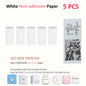 Compact Inkless Thermal Mini Sticker Printer - Bluetooth Pocket Printer for Photos and Memos