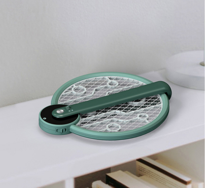 2-in-1 Foldable Rechargeable Electric Mosquito Swatter