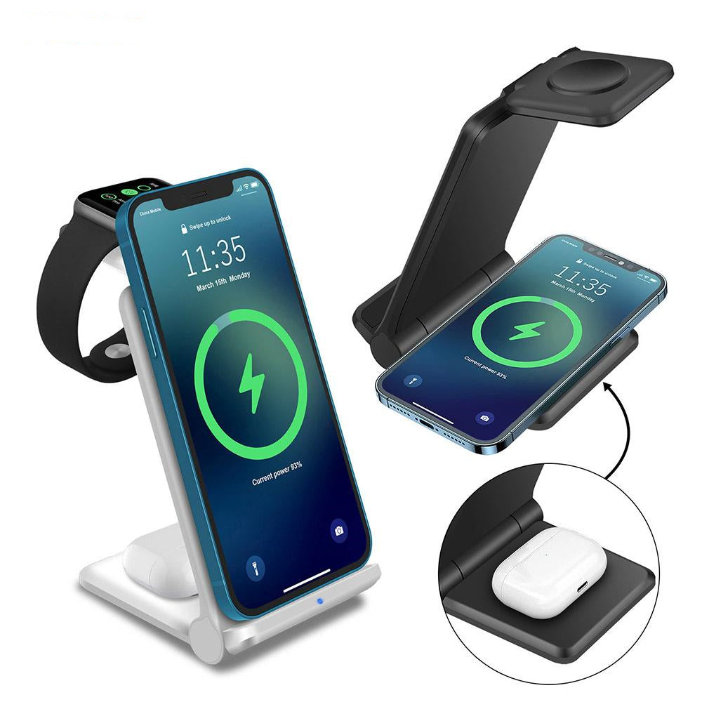 Ultimate 3-in-1 Wireless Charging Station: Fast and Convenient for All Your Devices
