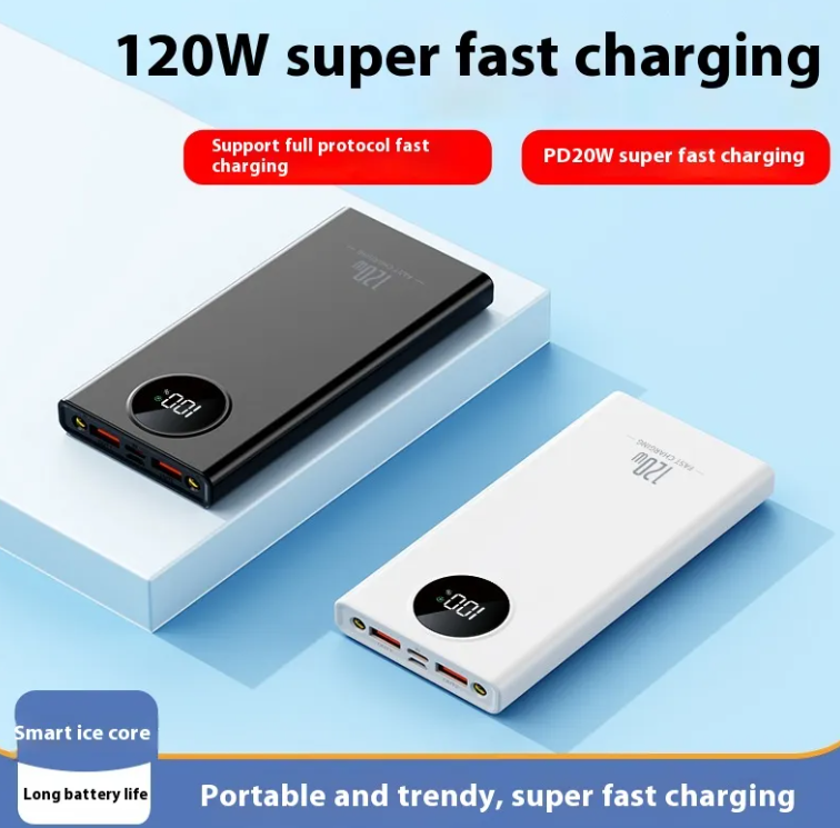 Fast-Charging Power Bank with Digital Display