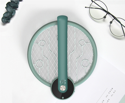 2-in-1 Foldable Rechargeable Electric Mosquito Swatter