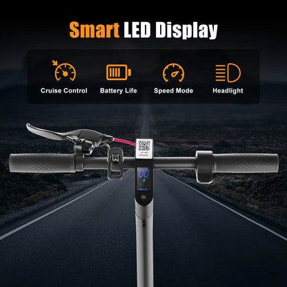 Experience the Freedom of Commuting with Our Foldable Electric Scooter - 20MPH Speed and Long-Lasting Range!