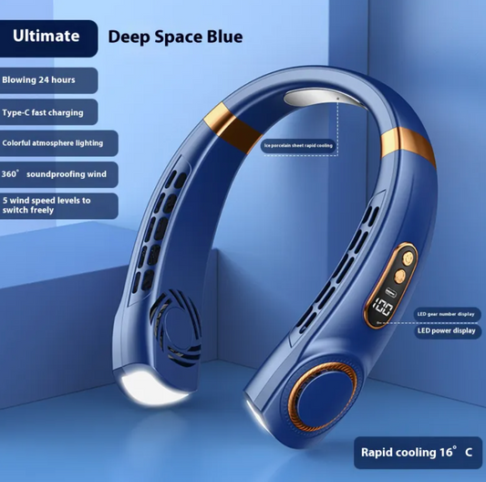 Portable Neck Fan – Hands-Free Cooling
