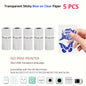 Compact Inkless Thermal Mini Sticker Printer - Bluetooth Pocket Printer for Photos and Memos