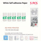 Compact Inkless Thermal Mini Sticker Printer - Bluetooth Pocket Printer for Photos and Memos